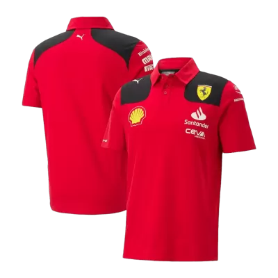 Scuderia Ferrari F1 Racing Team Polo Red 2023 - minef1