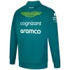 Aston Martin Aramco Cognizant F1 Racing Team 1/2 Zip Sweat 2023 - minef1